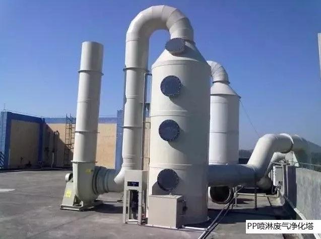 PP噴淋廢氣凈化塔 PP噴淋廢氣凈化塔